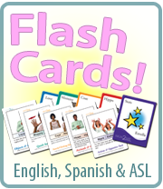 sign2me baby sign language flash cards